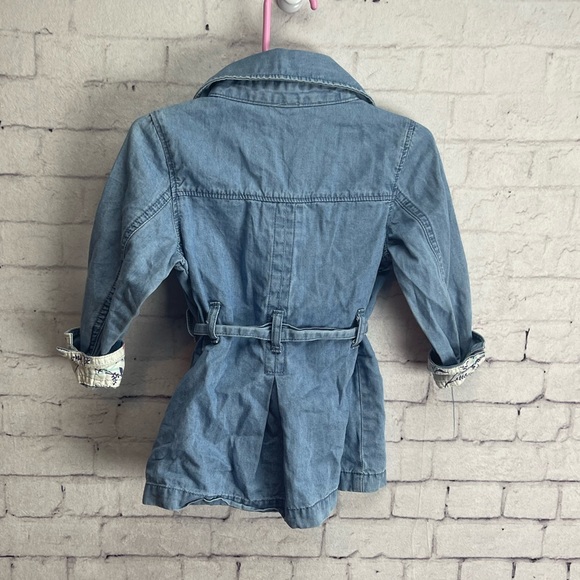 Carters size 2T Chambray double breasted light weight coat - Picture 2 of 4